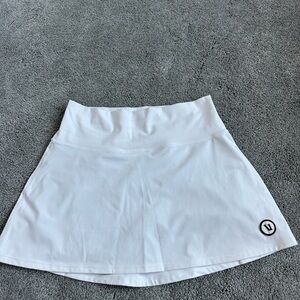 Vuori White Volley Skirt